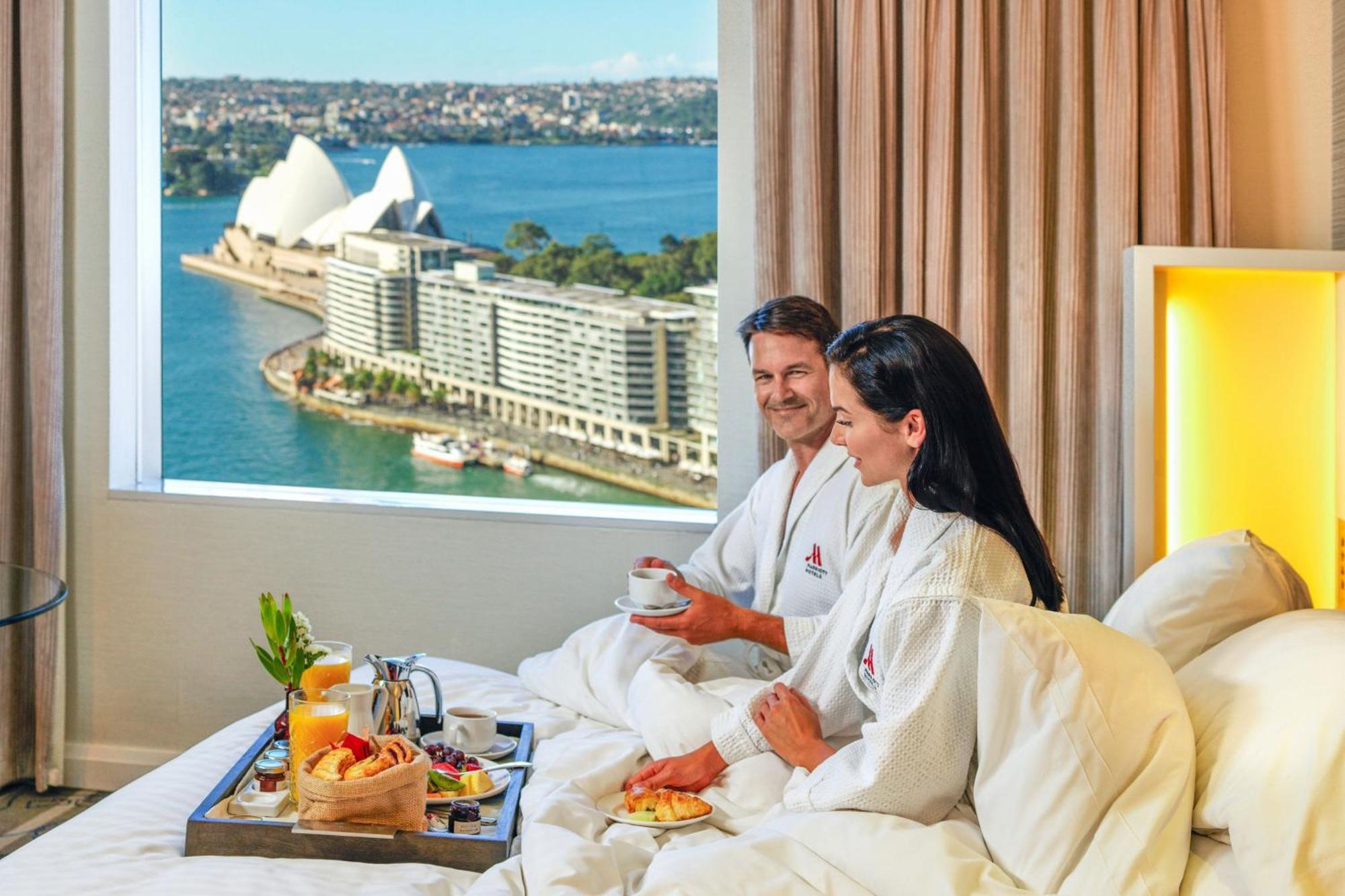 Sydney Harbour Marriott Hotel At Circular Quay Dış mekan fotoğraf A room with a view of the Sydney Opera House